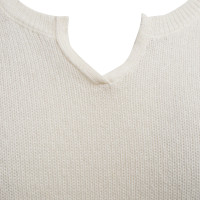 Loro Piana Knitted sweater in cream