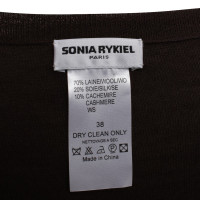 Sonia Rykiel abito in maglia marrone
