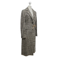 Prada Tweed coat in beige