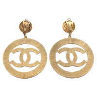 Chanel Gouden clip oorbellen 