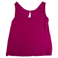 American Vintage Top en Soie en Fuchsia