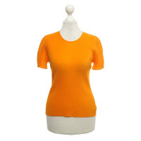 Pleats Please T-shirt in orange