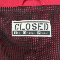 Closed Winterjas in rood