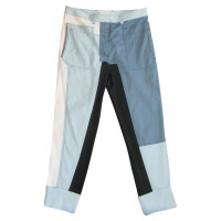 3.1 Phillip Lim Paire de Pantalon en Coton en Bleu