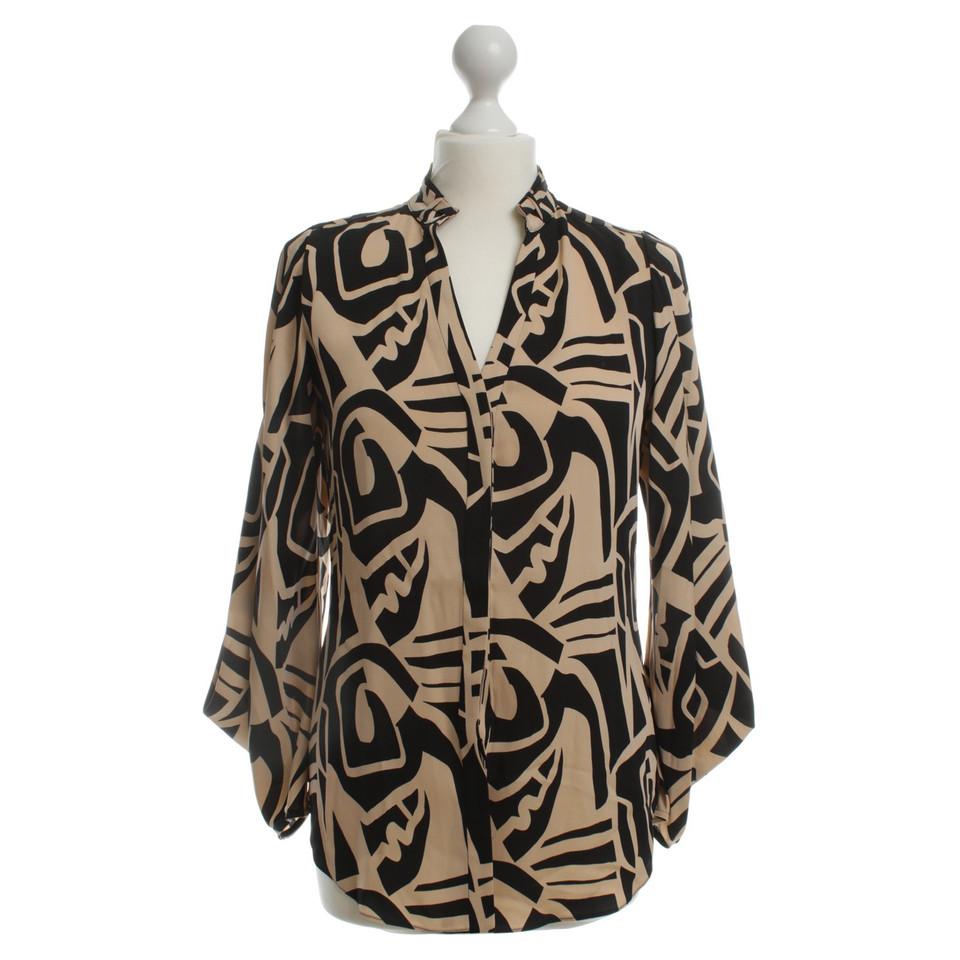 Diane Von Furstenberg "Karia" Bluse mit Print