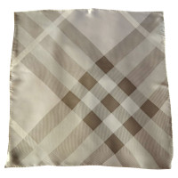 Burberry Silk scarf with check pattern