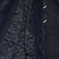 Maje Duffle coat with raccoon fur 