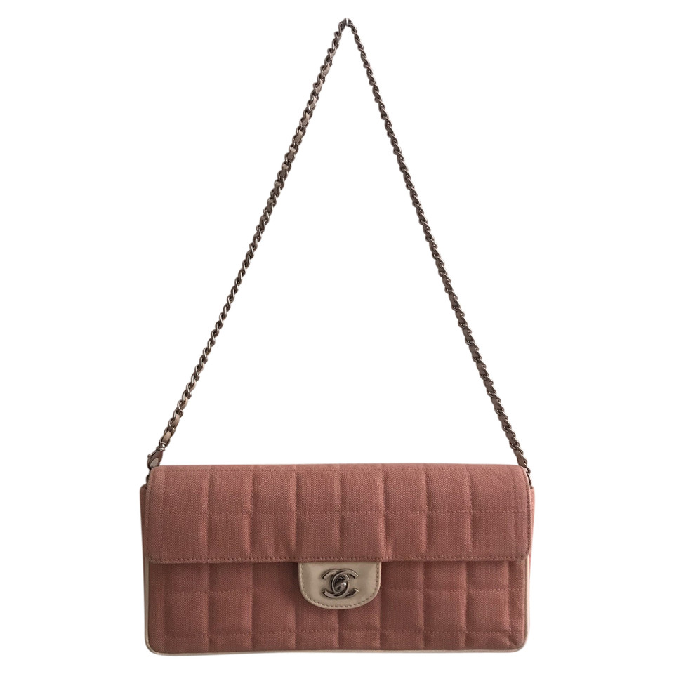 Chanel Handtasche aus Canvas in Rosa / Pink