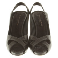Donna Karan Peep-orteils en noir