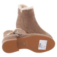 See By Chloé Stiefeletten aus Leder in Taupe