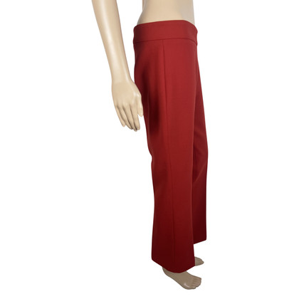Max Mara Hose aus Wolle in Rot