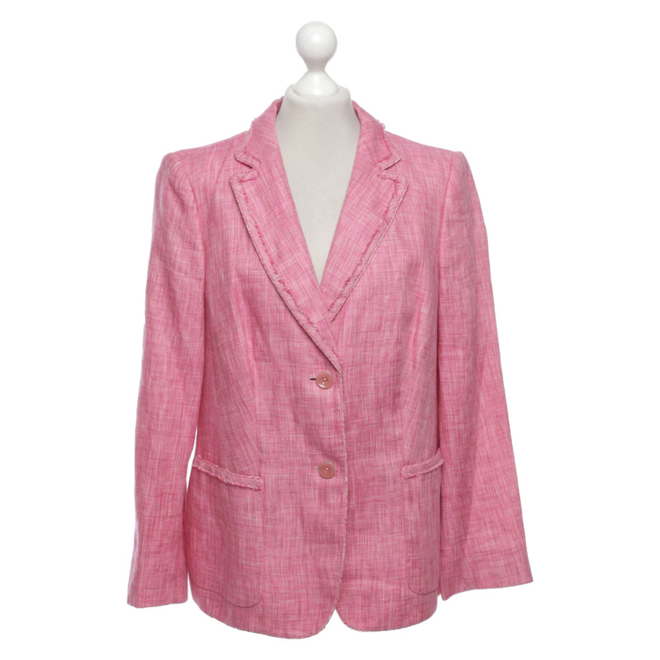 Rena Lange Blazer aus Leinen in Rosa / Pink