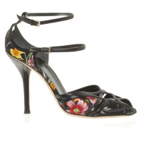 Gucci Peeptoes mit Muster