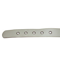 Prada LEATHER WHITE BELT BY PRADA