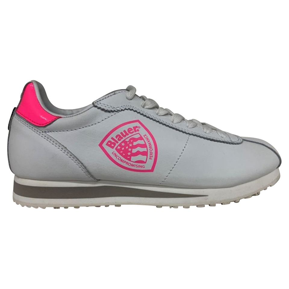 Blauer Usa Trainers Leather in White