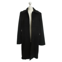 René Lezard Coat in black