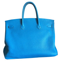 Hermès Birkin Bag 40 en Cuir en Bleu