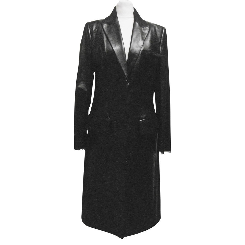 Christian Dior leather coat