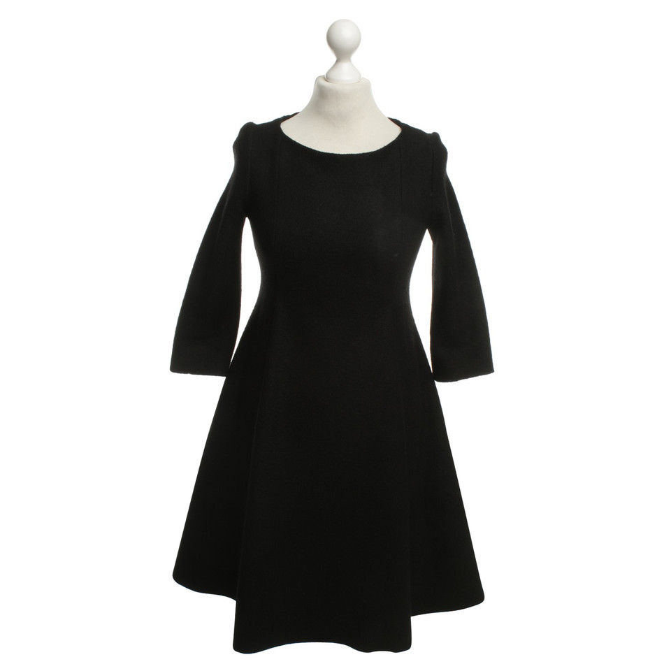 Cacharel Black Wool Dress