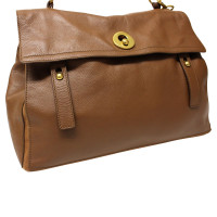 Yves Saint Laurent Shopper Leather in Brown