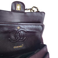 Chanel Classic Flap Bag Medium en Cuir en Bordeaux