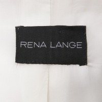 Rena Lange blazer en soie à la crème