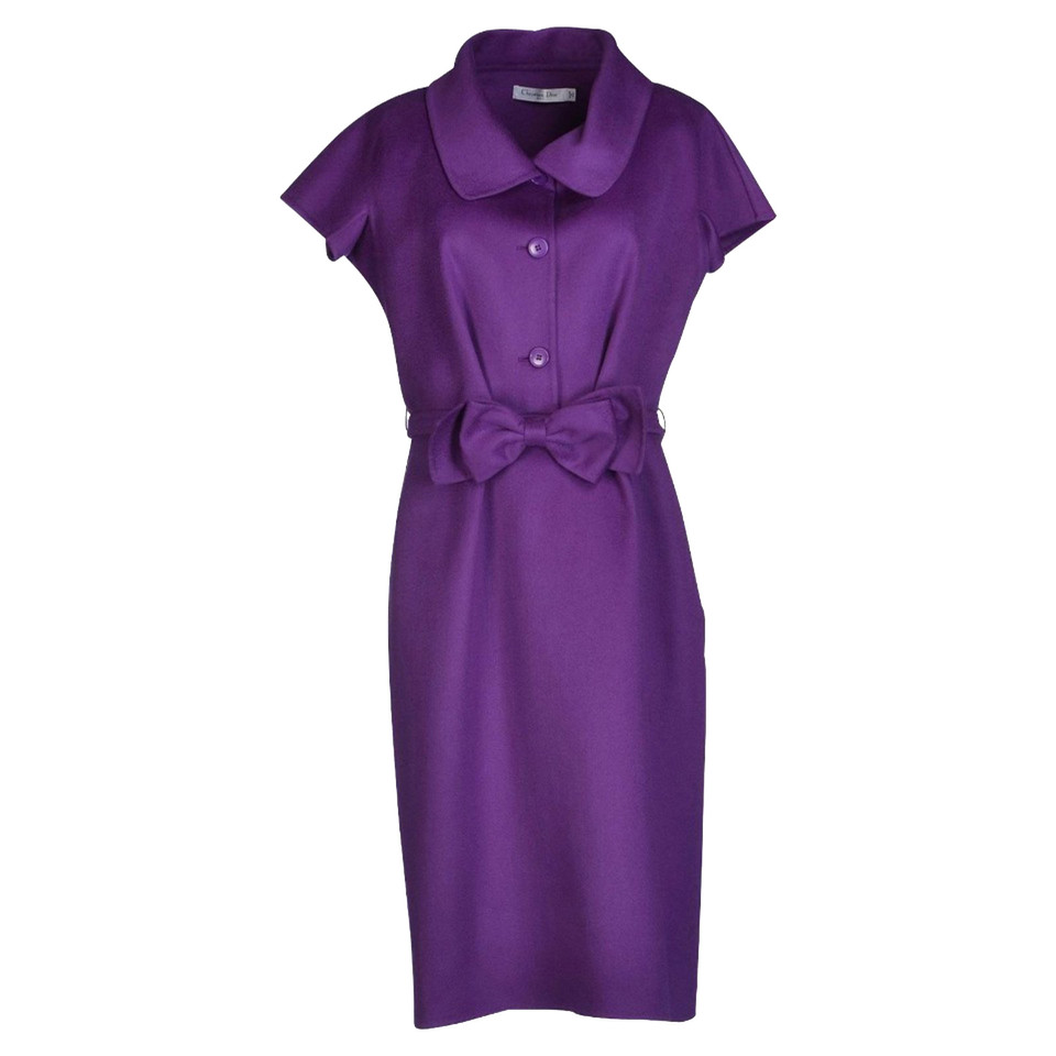 Christian Dior Dress Cashmere in Violet