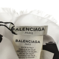 Balenciaga Sciarpa in seta stampa