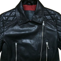 All Saints Leather Jacket zwart 36 / S