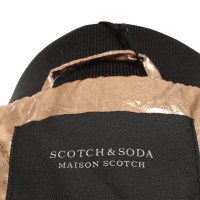Maison Scotch Hooded Jacket Metallic