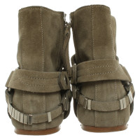 Isabel Marant Etoile Ankle boots Leather in Olive