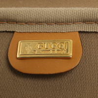 Gucci Reisetasche aus Canvas in Braun