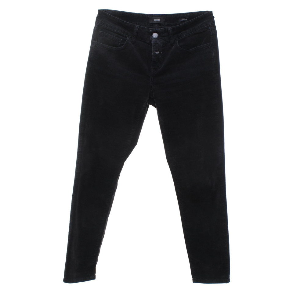 Closed Velvet trousers in black