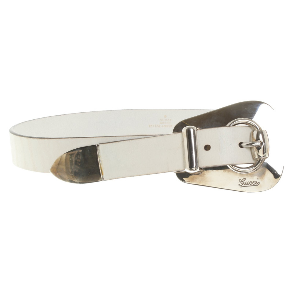 Gucci Cintura con fibbia in argento