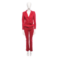 Armani Jeans Suit Cotton in Red