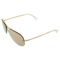 Ray Ban Gold-colored aviator sunglasses