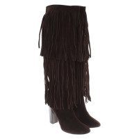 Chloé Bottes en brun foncé