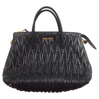 Miu Miu Sac à main en Cuir en Noir