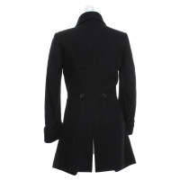 Yohji Yamamoto Wool coat in black