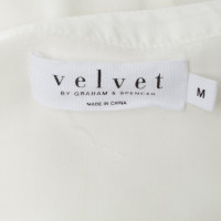Velvet Blouse en blanc