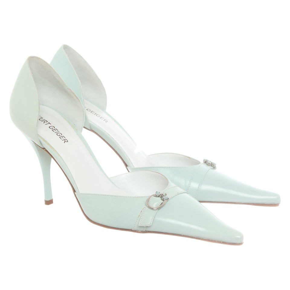 Kurt Geiger Pumps/Peeptoes Leather in Turquoise