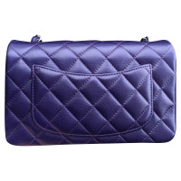 Chanel Classic Flap Bag New Mini Leer in Violet