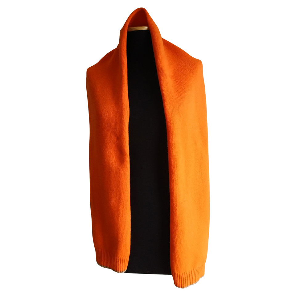 Moncler Scarf/Shawl Wool in Orange