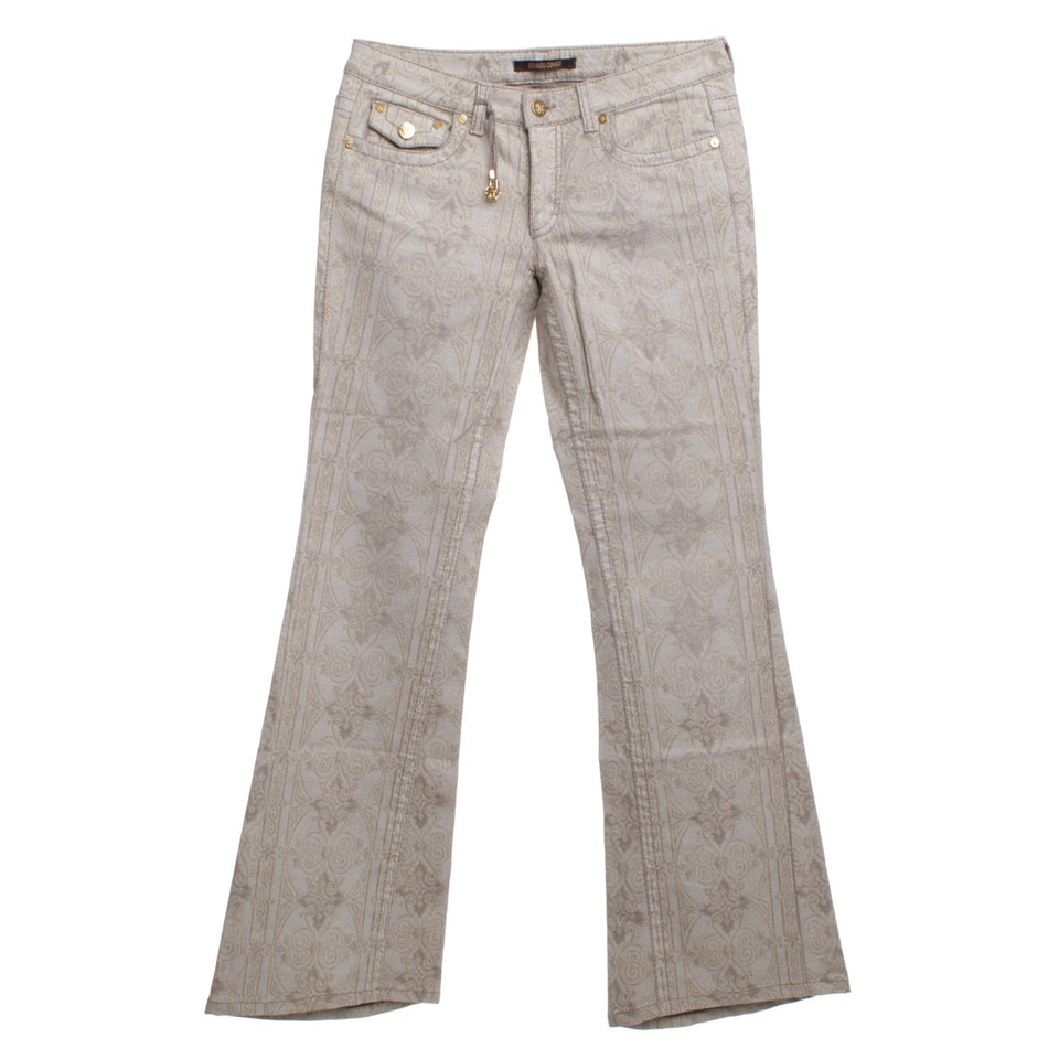 Roberto Cavalli Jeans mit Muster-Einwebung