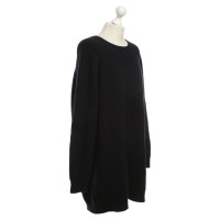 Jil Sander Donker blauwe gebreide pullover