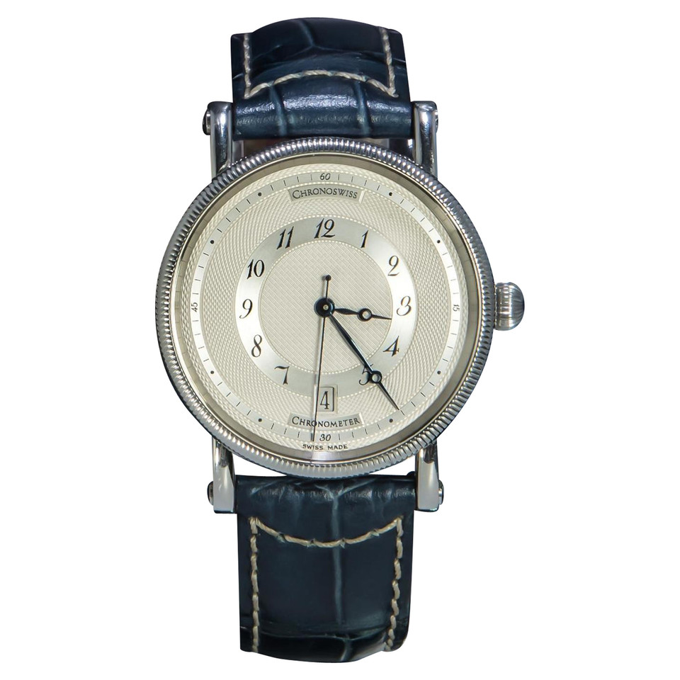 Andere Marke Chronoswiss - Armbanduhr aus Leder in Blau