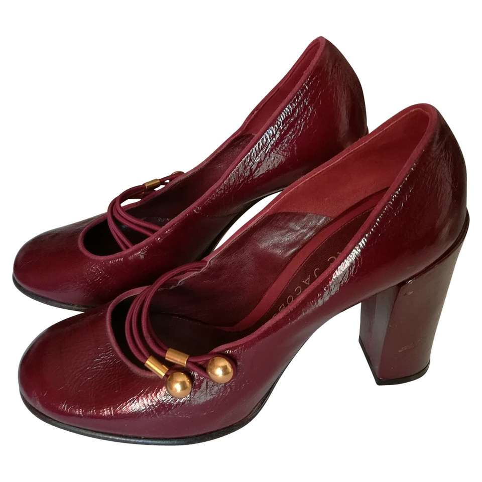 Marc Jacobs Pumps/Peeptoes Leather in Bordeaux