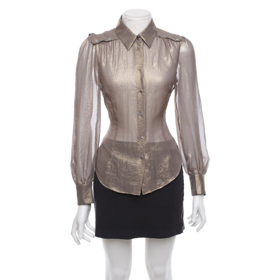 Karen Millen Gold blouse