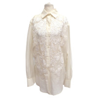 Etro Long blouse with lace trim