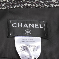 Chanel Bouclé-Jäckchen in Grau